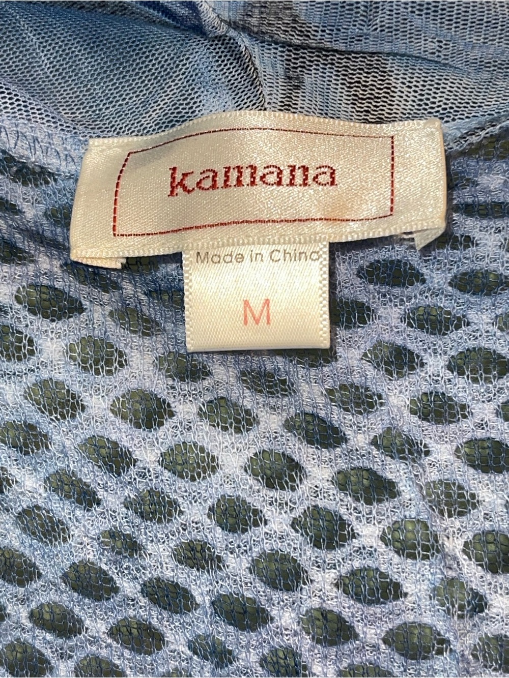 Kamana Kimono Ethereal blue Dreamscape cardigan. Size medium GUC - Picture 8 of 9